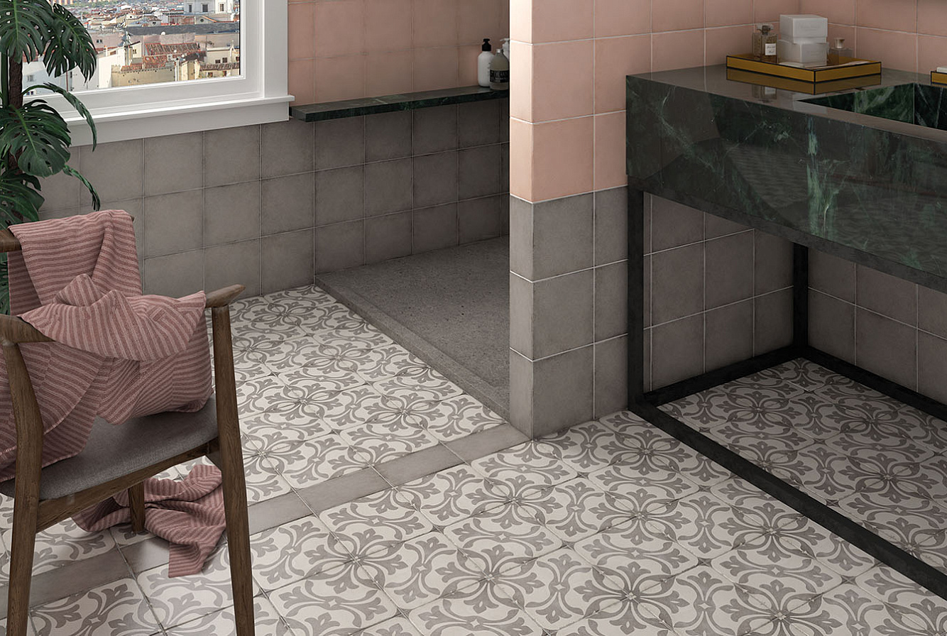 ART NOUVEAU GREY / CORAL PINK / LA RAMBLA GREY